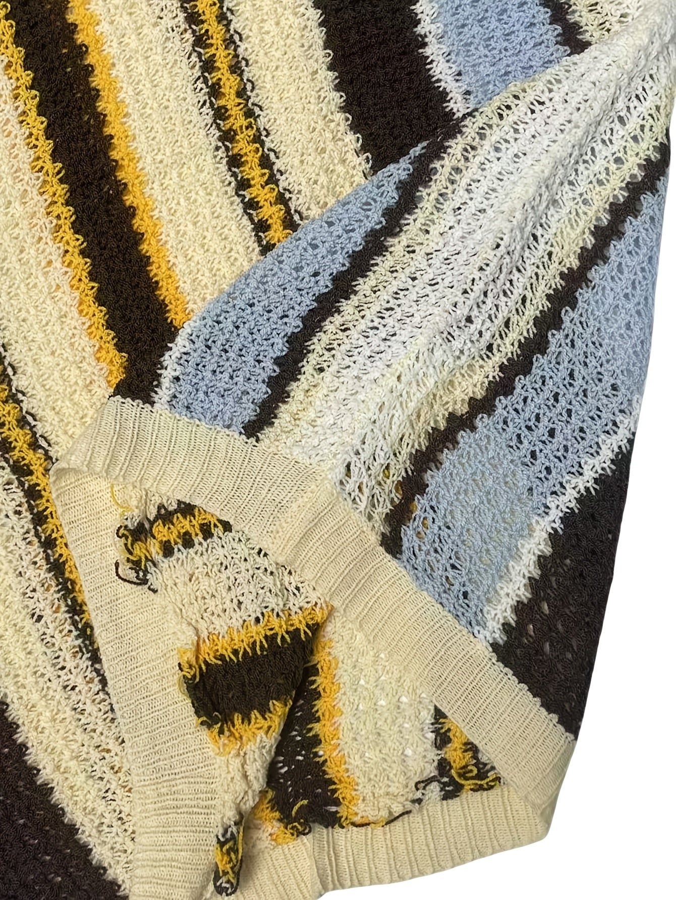 Maglione a Righe Casual – Confortevole e Arieggiato