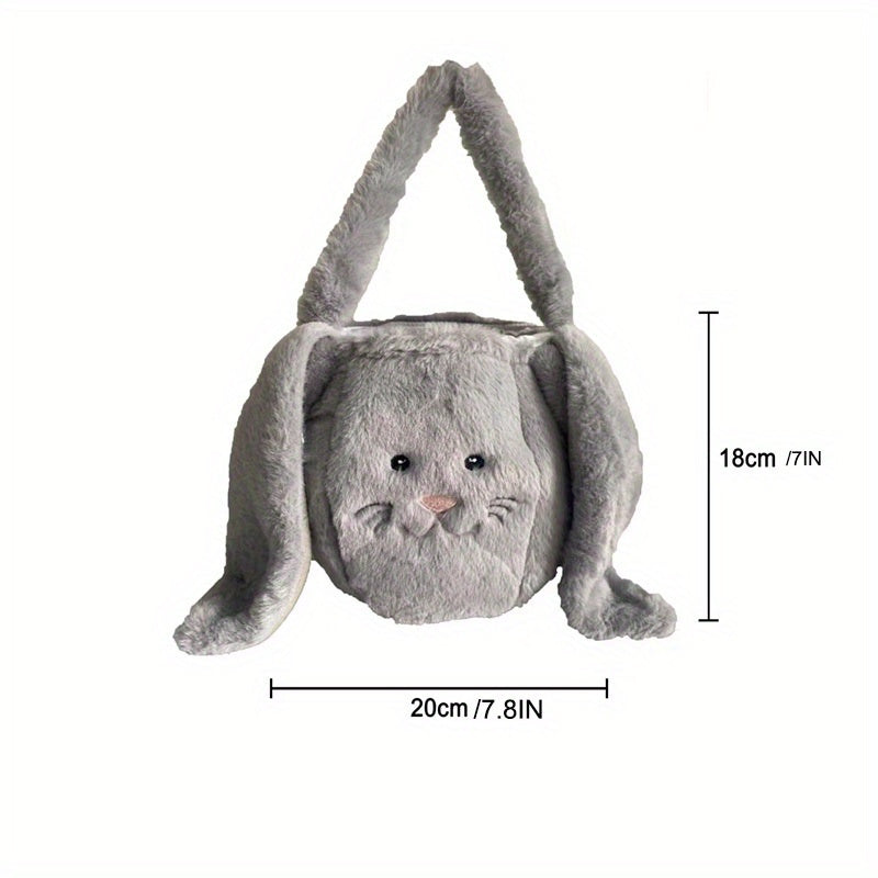 Cestino di Pasqua Allegro con Coniglietto – Perfetto per Celebrazioni Pasquali e Decorazioni Primaverili