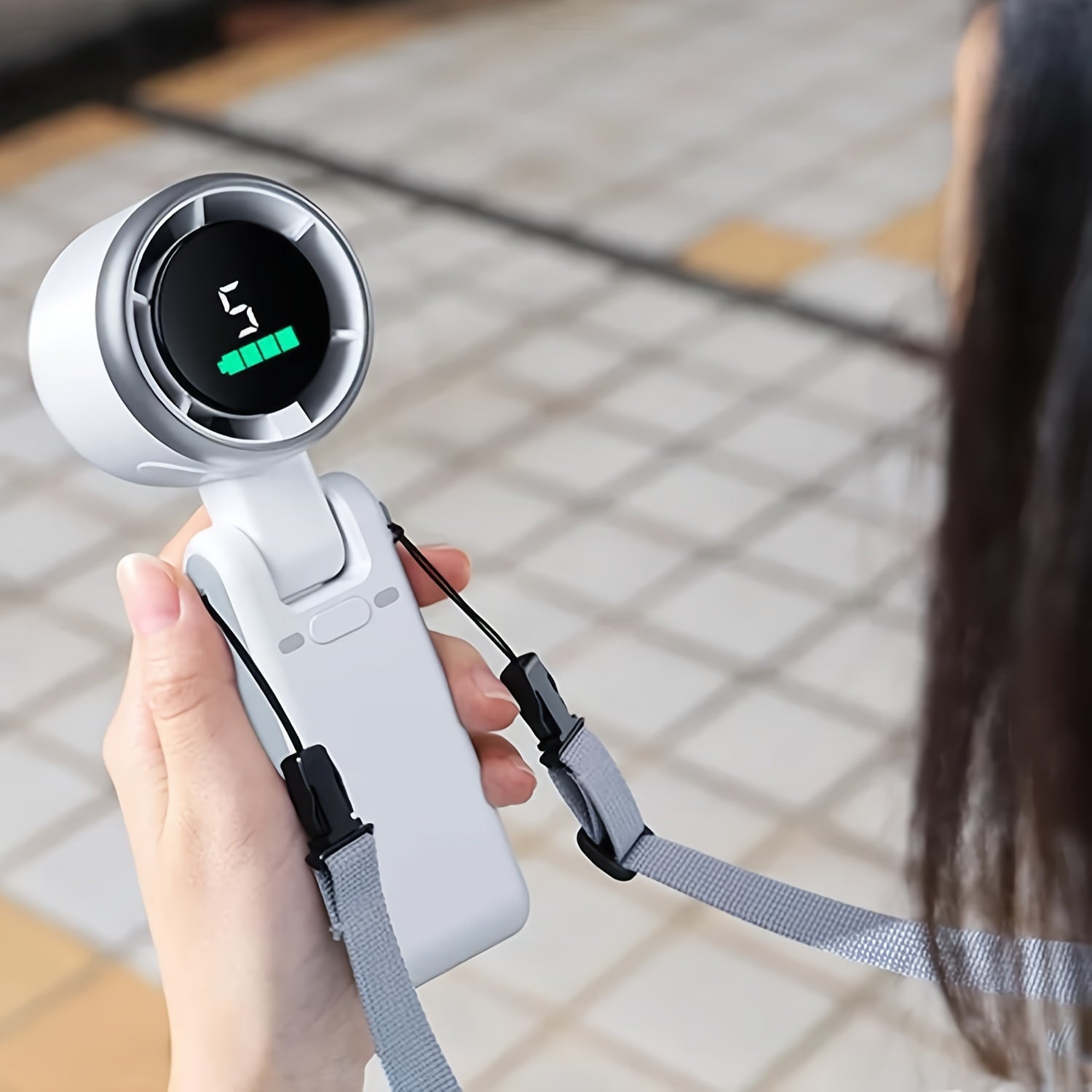 Ventilatore Portatile Turbo Compatto – Ricaricabile USB 3-in-1 con 5 Velocità