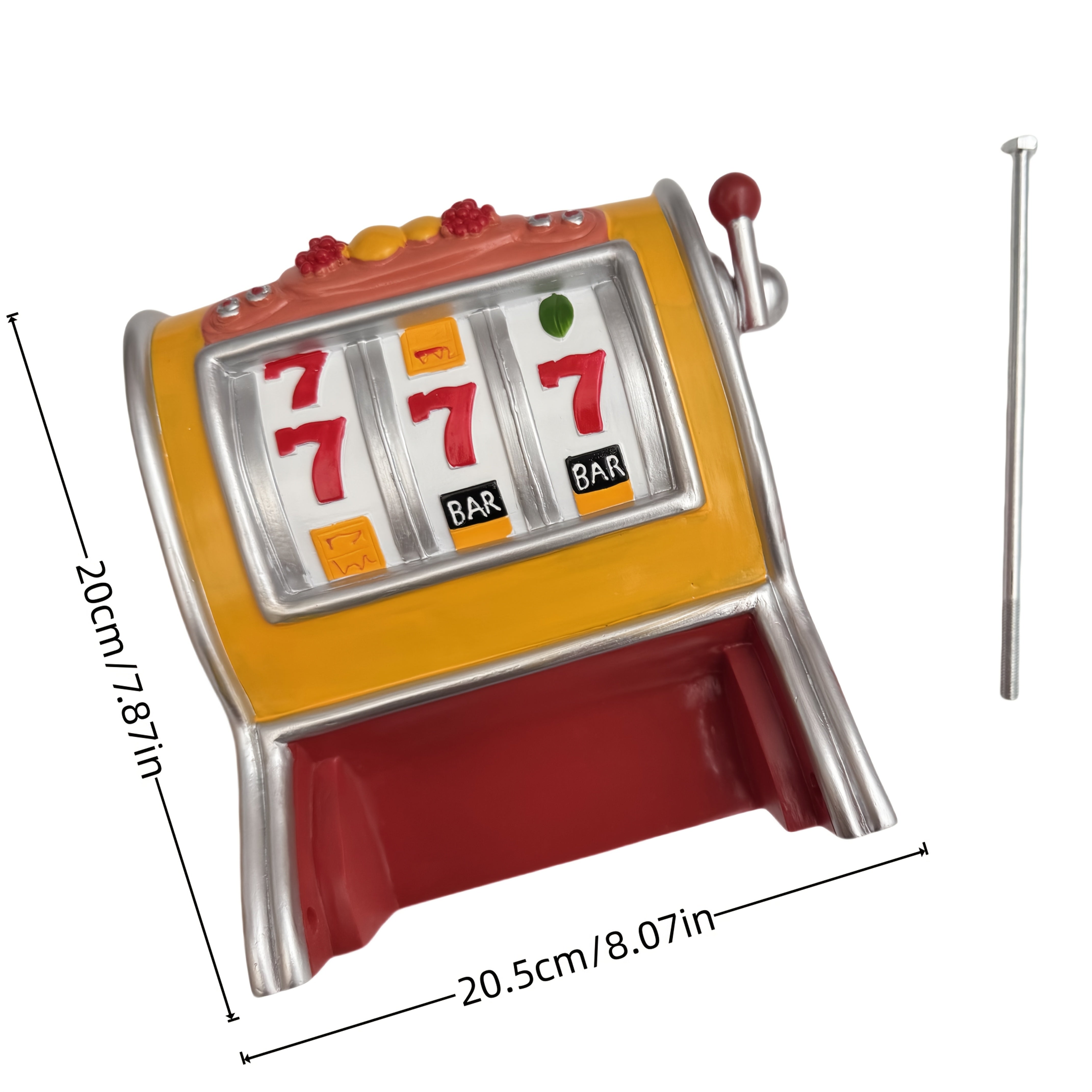 Supporto per Carta Igienica Jackpot – Design Macchina da Gioco & Montato a Muro