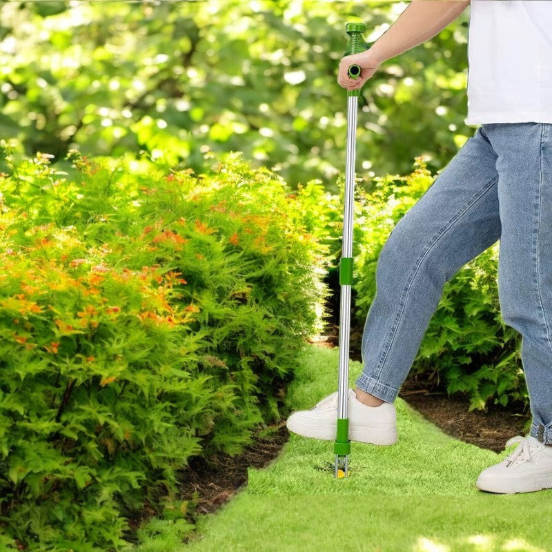 Diserbante - EcoTurf - Alluminio Sostenibile - Manico Lungo