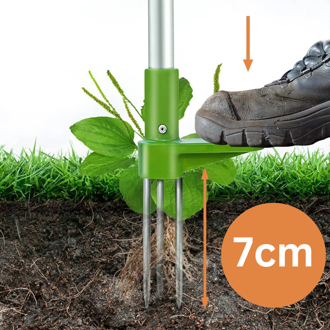 Diserbante - EcoTurf - Alluminio Sostenibile - Manico Lungo