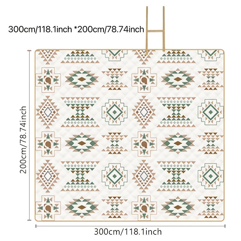 Coperta da Picnic Confortevole – Pieghevole e Resistente all'Acqua per Divertimento all'Aperto