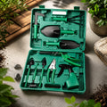 Ensemble d'outils de jardin en acier inoxydable avec mallette | TerraVogue