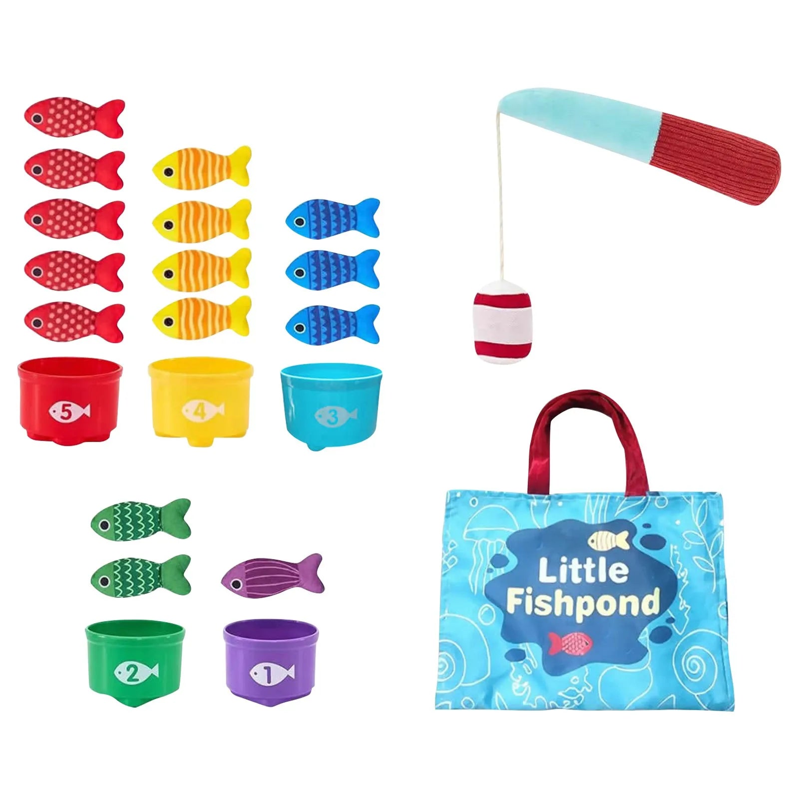 Gioco Magnetico di Pesca - Imparare Giocando - Motricità & Creatività