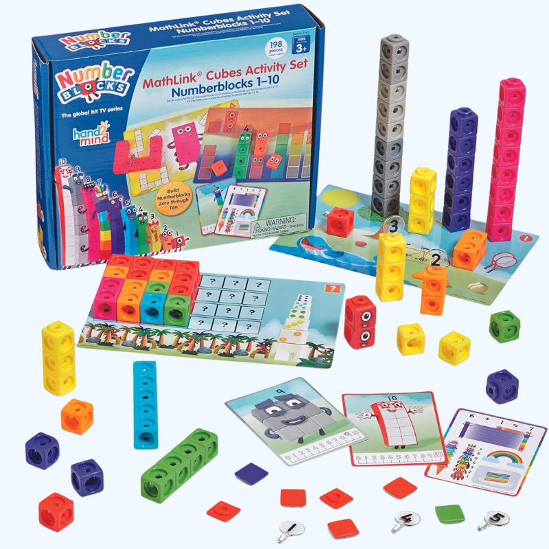 Cubi Numberblocks 1-10 - Giocattolo Educativo per Scuola Materna