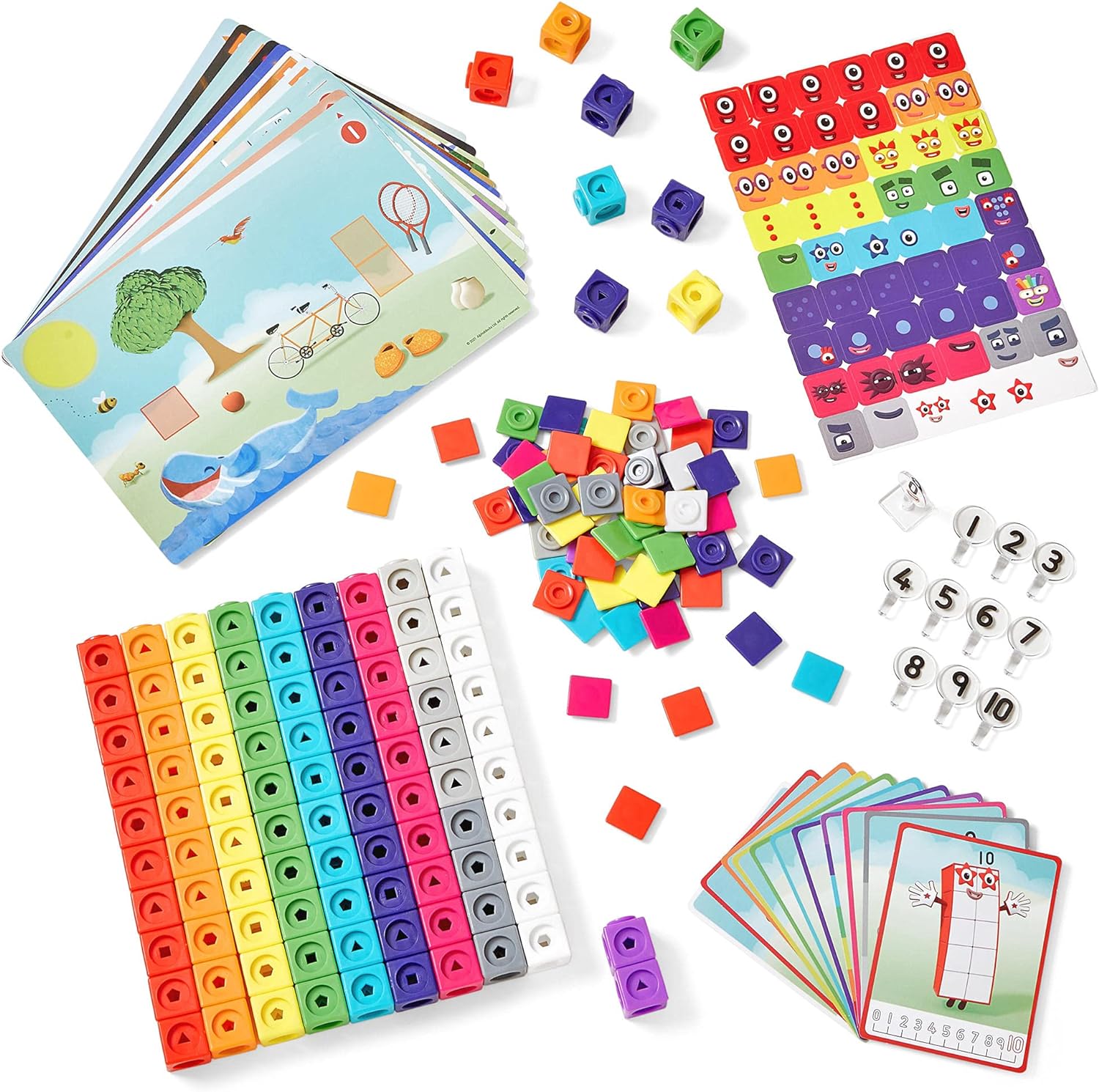 Cubi Numberblocks 1-10 - Giocattolo Educativo per Scuola Materna