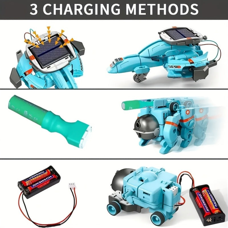 Set di costruzione Robot Solare 6-in-1 - Educativo e Innovativo