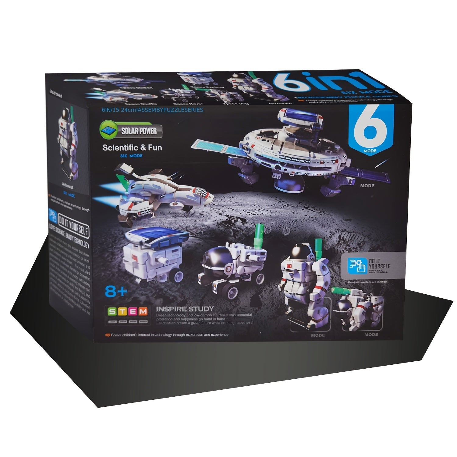Set di costruzione Robot Solare 6-in-1 - Educativo e Innovativo