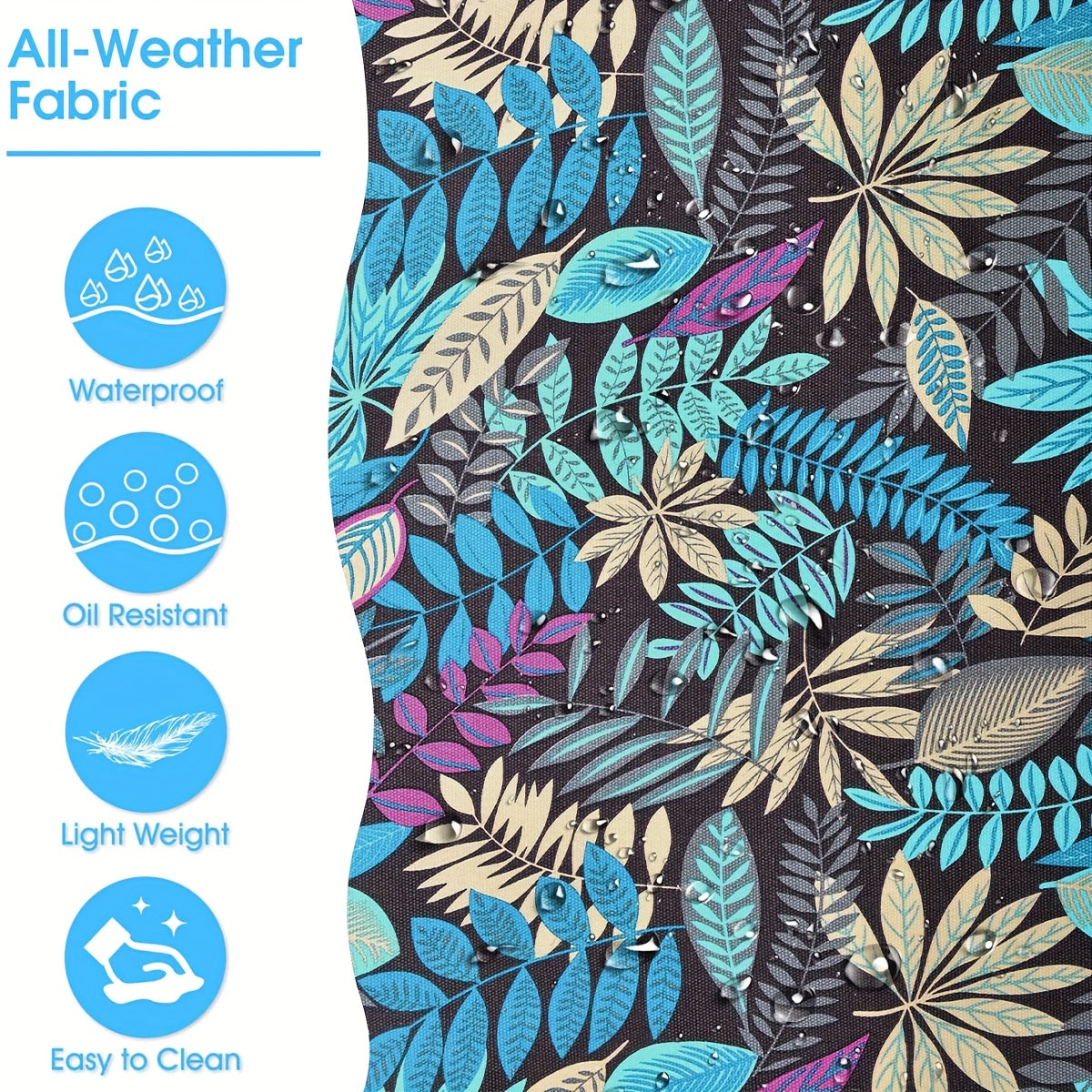 Borsa da Spiaggia Grande alla Moda con Stampa a Foglia - Spaziosa, Resistente e Perfetta per le Vacanze