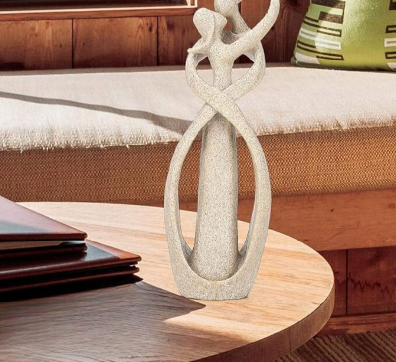 Statua dell'Abbraccio Eterno - Astratta - Amore Senza Tempo