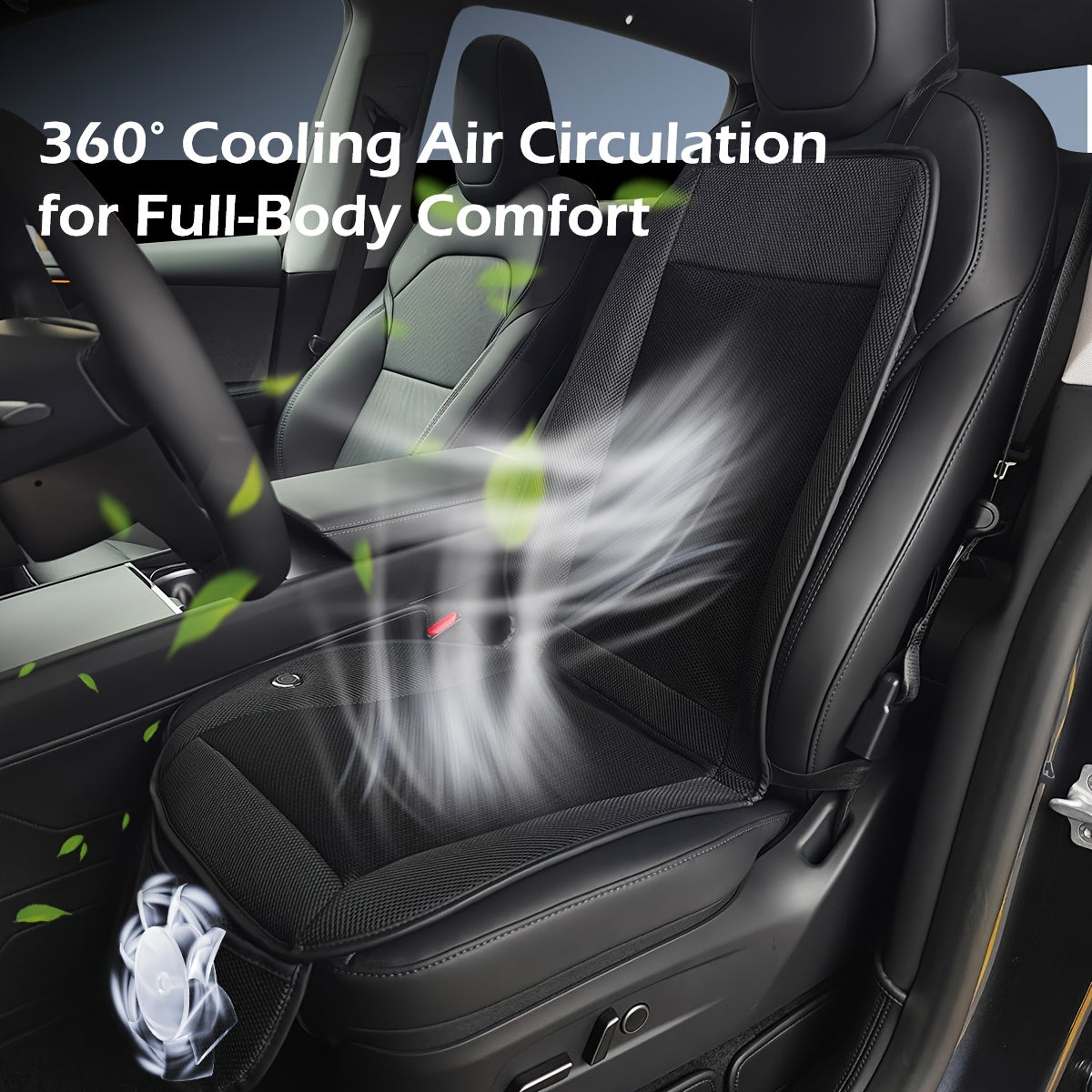 Cuscino per Sedile Auto Turbo – Raffreddamento Rapido e Comfort