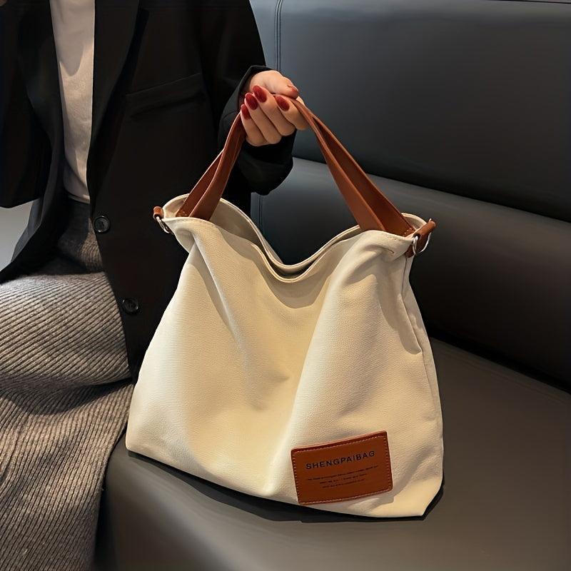 Borsa a Spalla in Canvas Elegante – Sienna