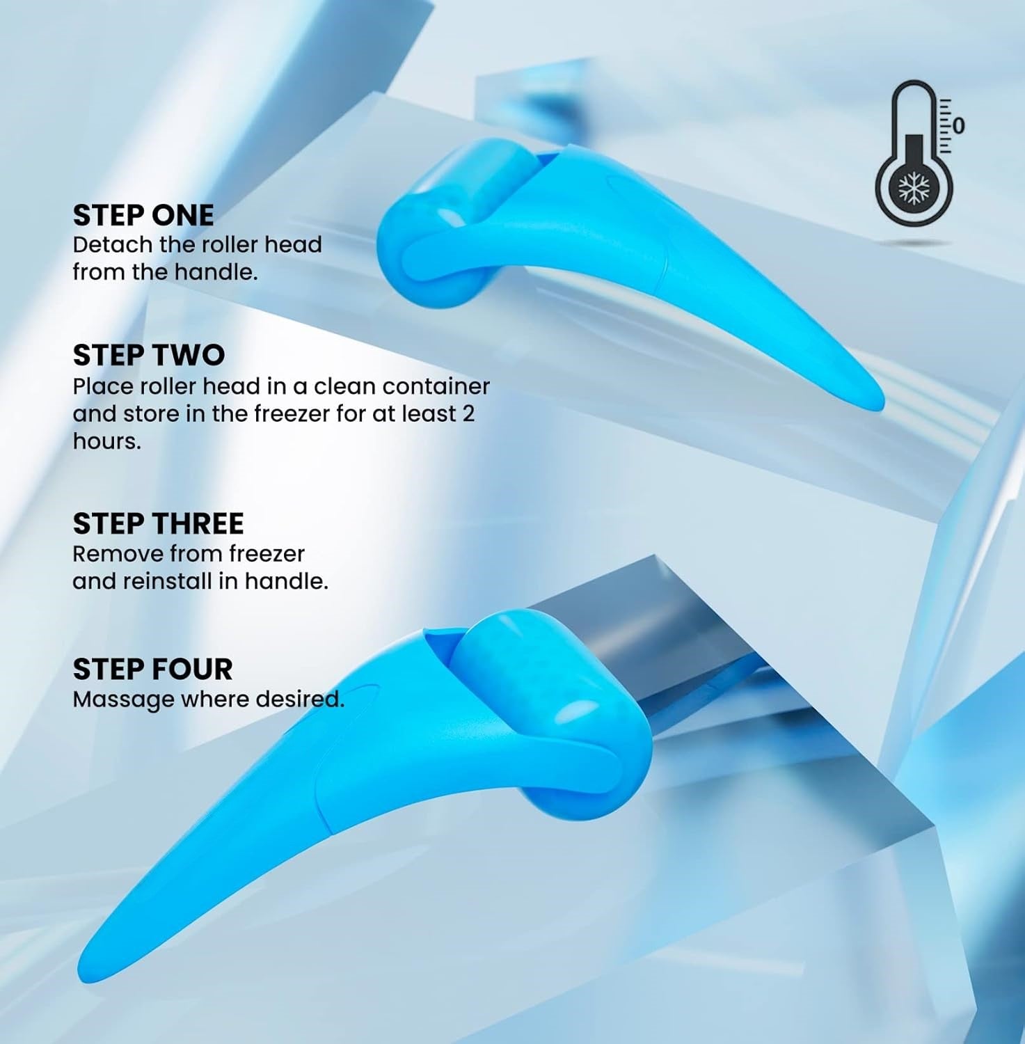 Rullo di Ghiaccio per il Viso – Riduce Rughe e Gonfiore!