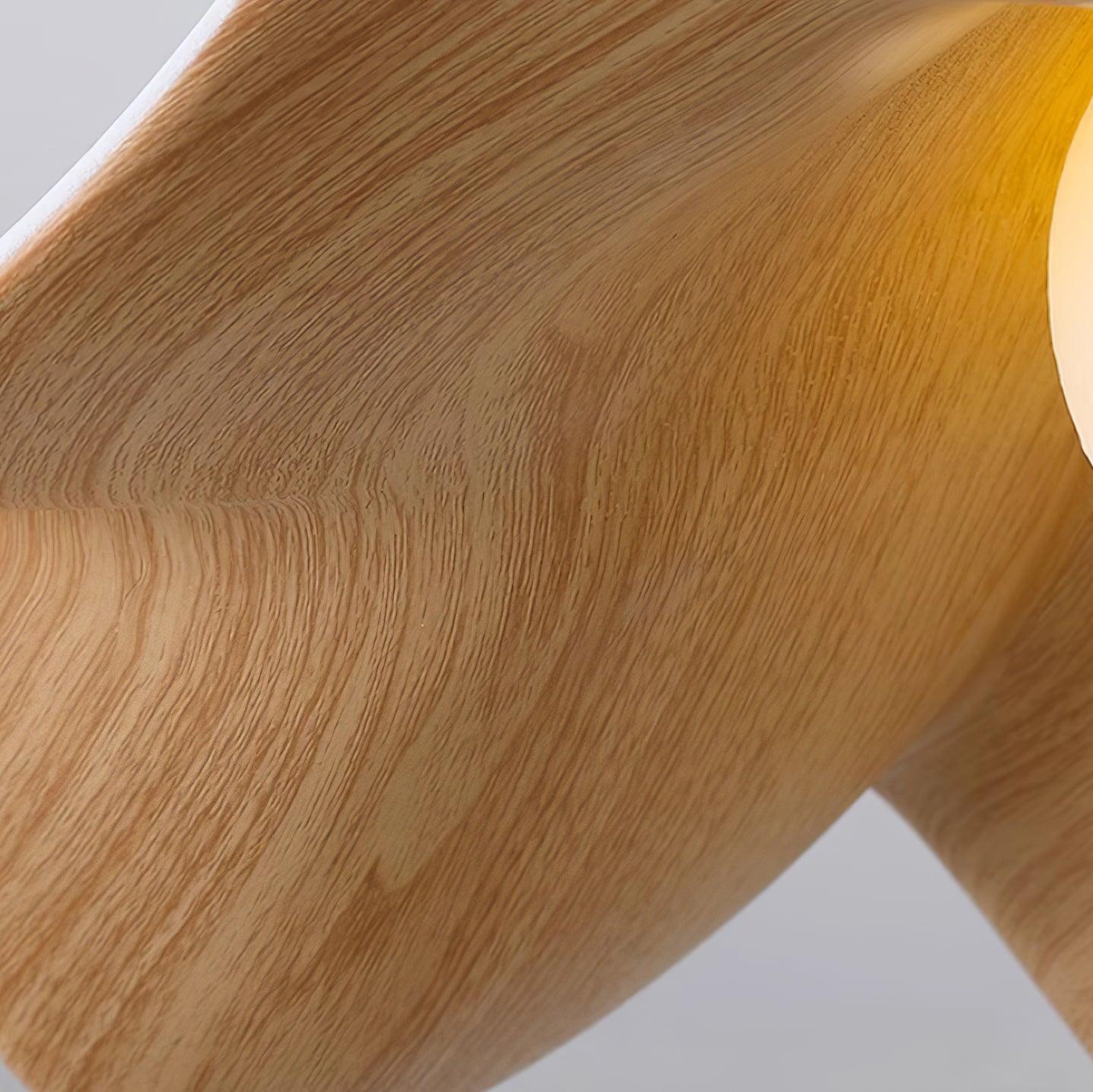 ElementBois Lampada a Sospensione - Design Lotus in Resina