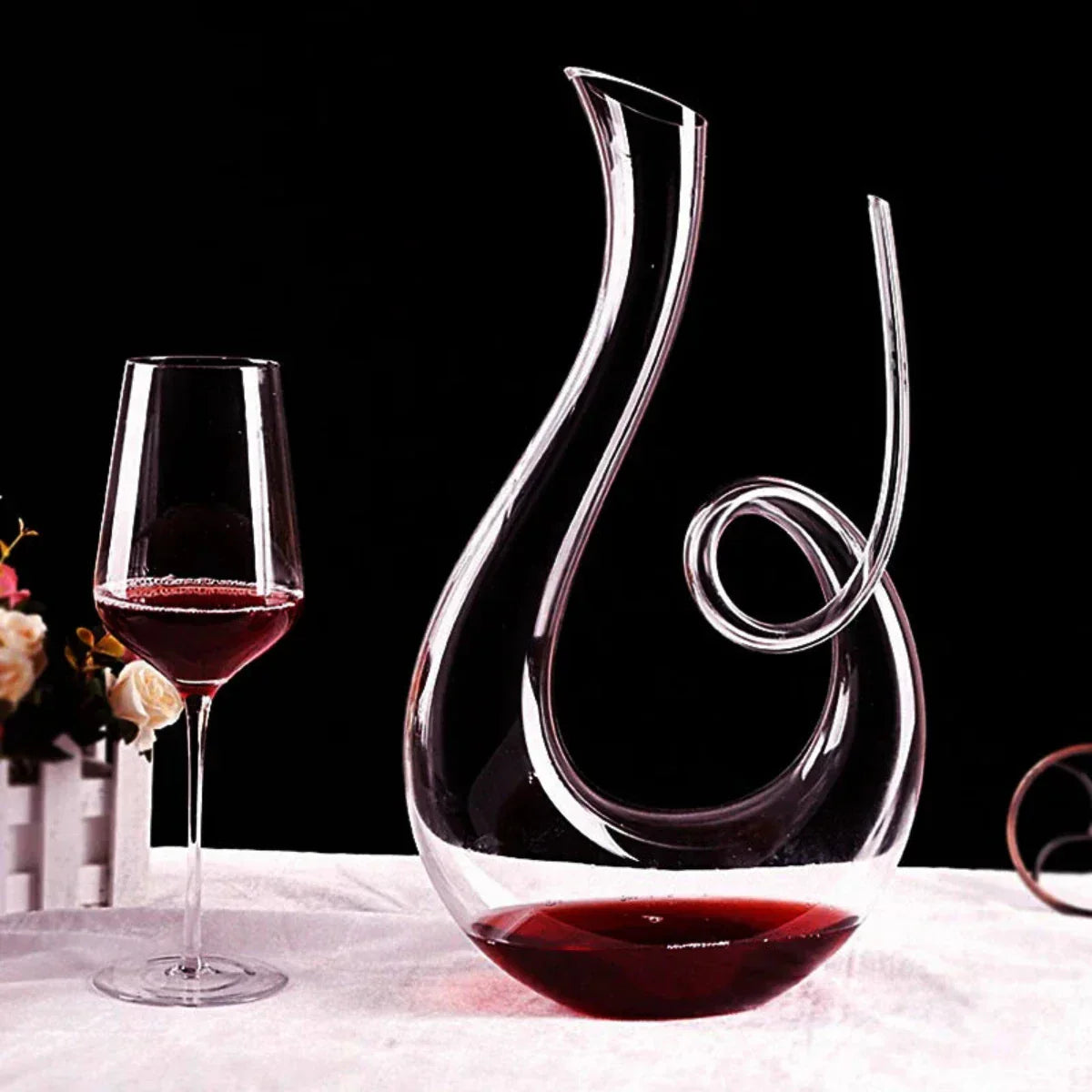 Decanter in CristalloElegance | Design Artigianale Senza Piombo