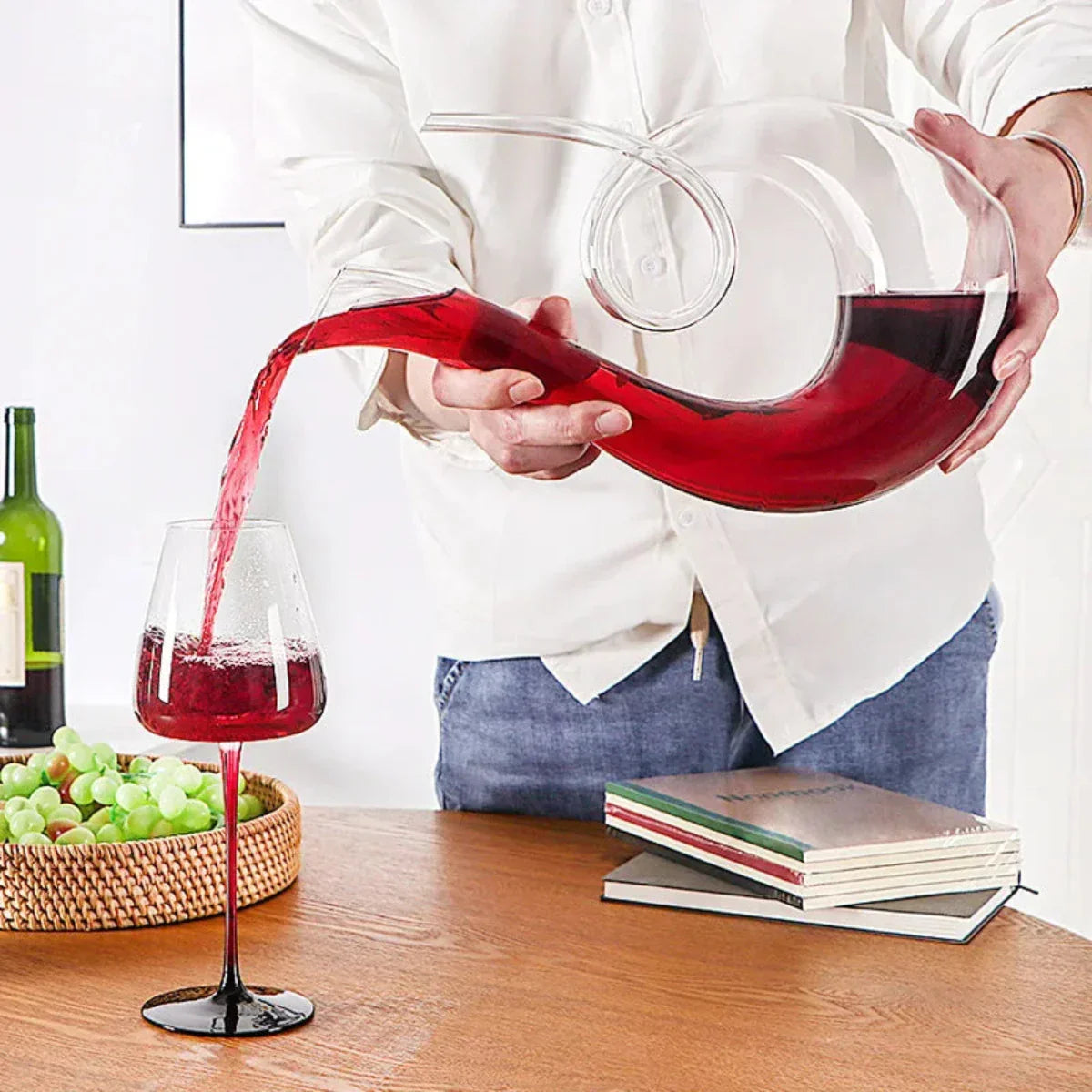 Decanter in CristalloElegance | Design Artigianale Senza Piombo