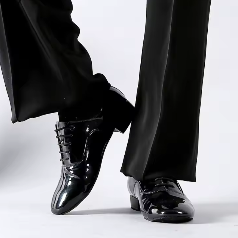 Scarpe da Danza Latin in Pelle | Eleganza con Suola Morbida