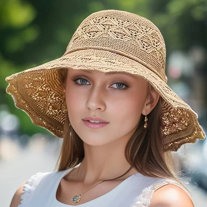 Elegante Cappello da Sole - Brim Larga | Cappello Estivo Odessa