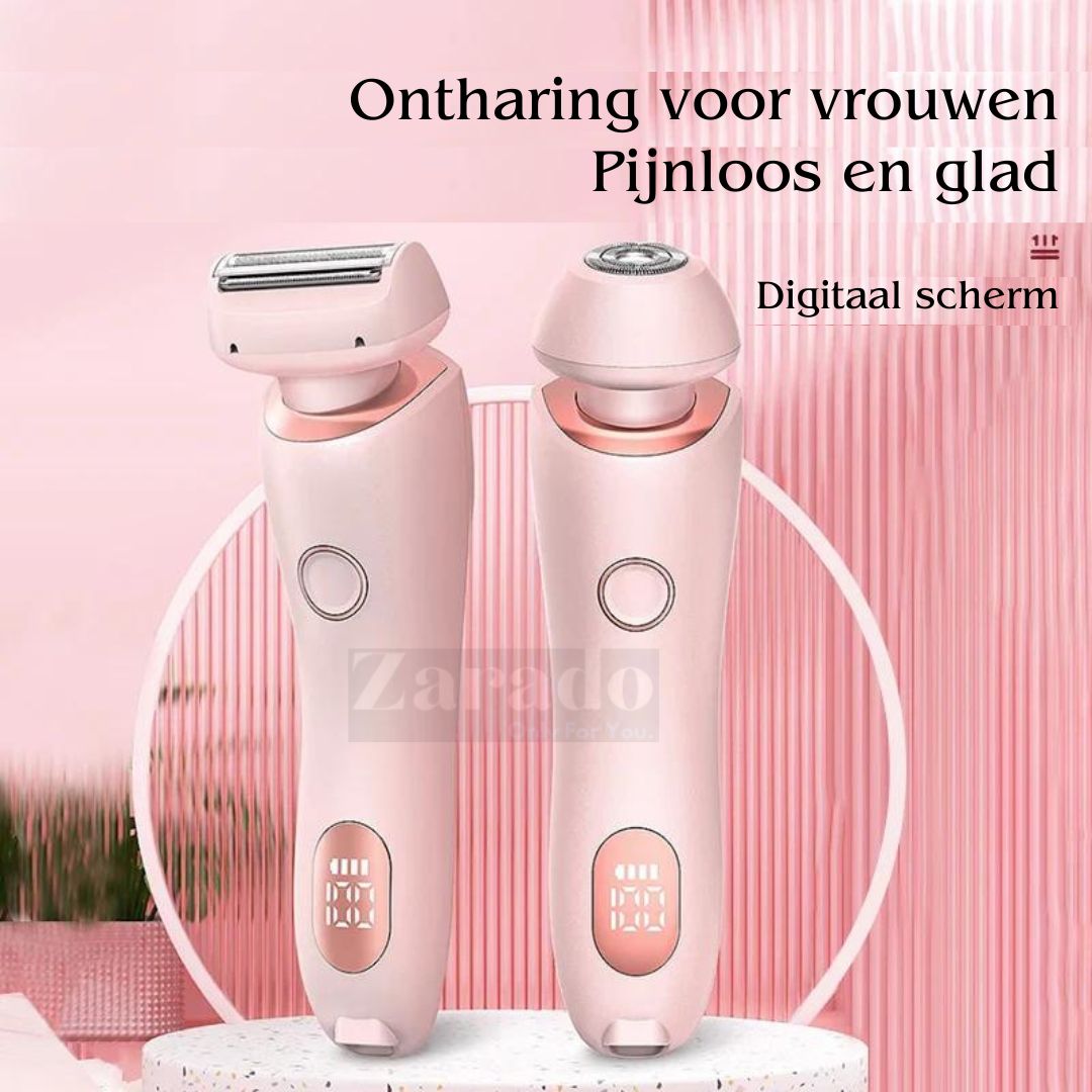 Rasoio Elettrico per Donne | Trimmer 2-in-1