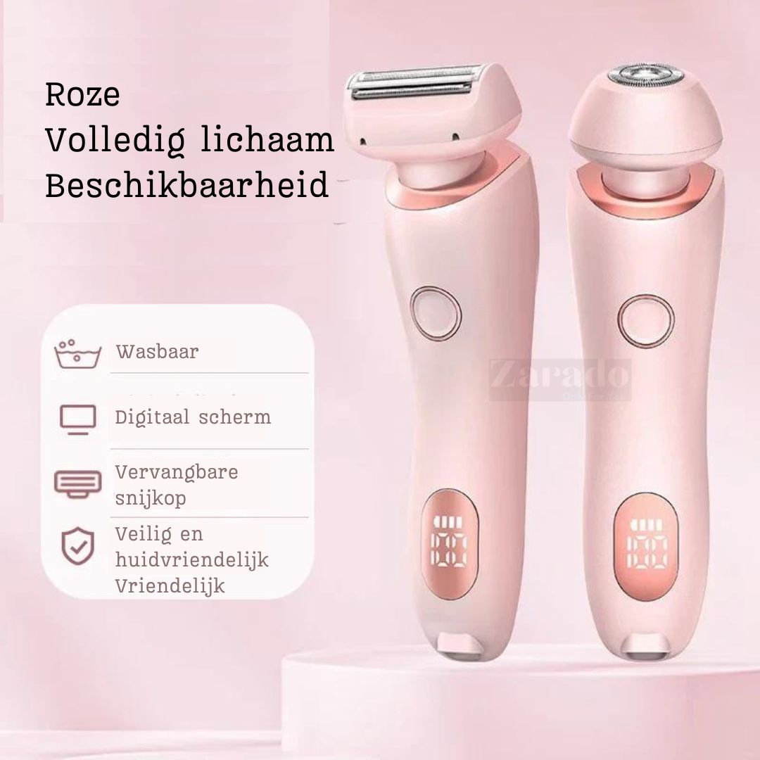 Rasoio Elettrico per Donne | Trimmer 2-in-1