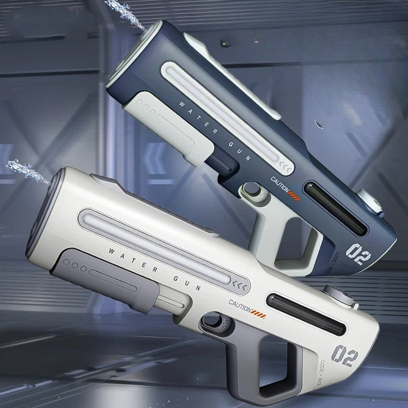 Pistola ad Acqua Potente con LED - Bianca o Grigia