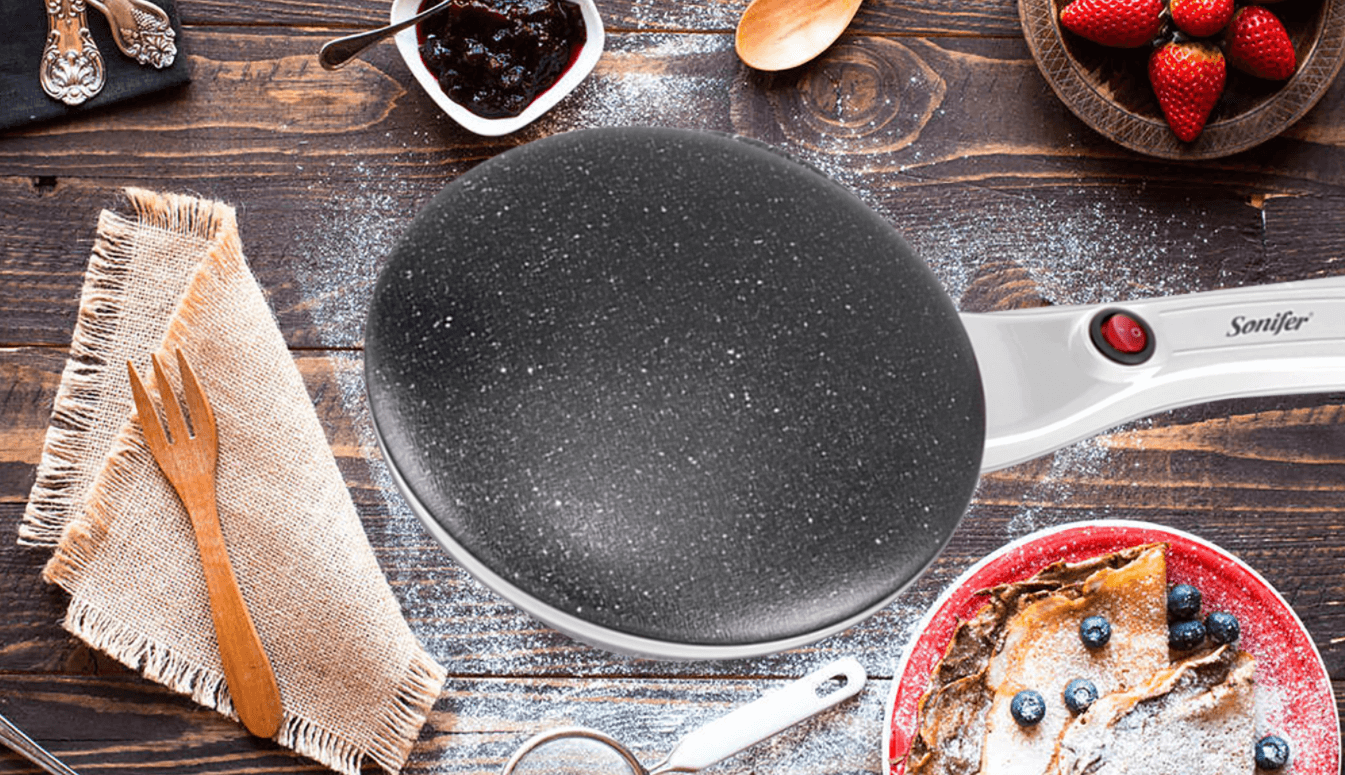 Macchina per Crêpe Elettrica - Crêpe Perfette Ogni Volta
