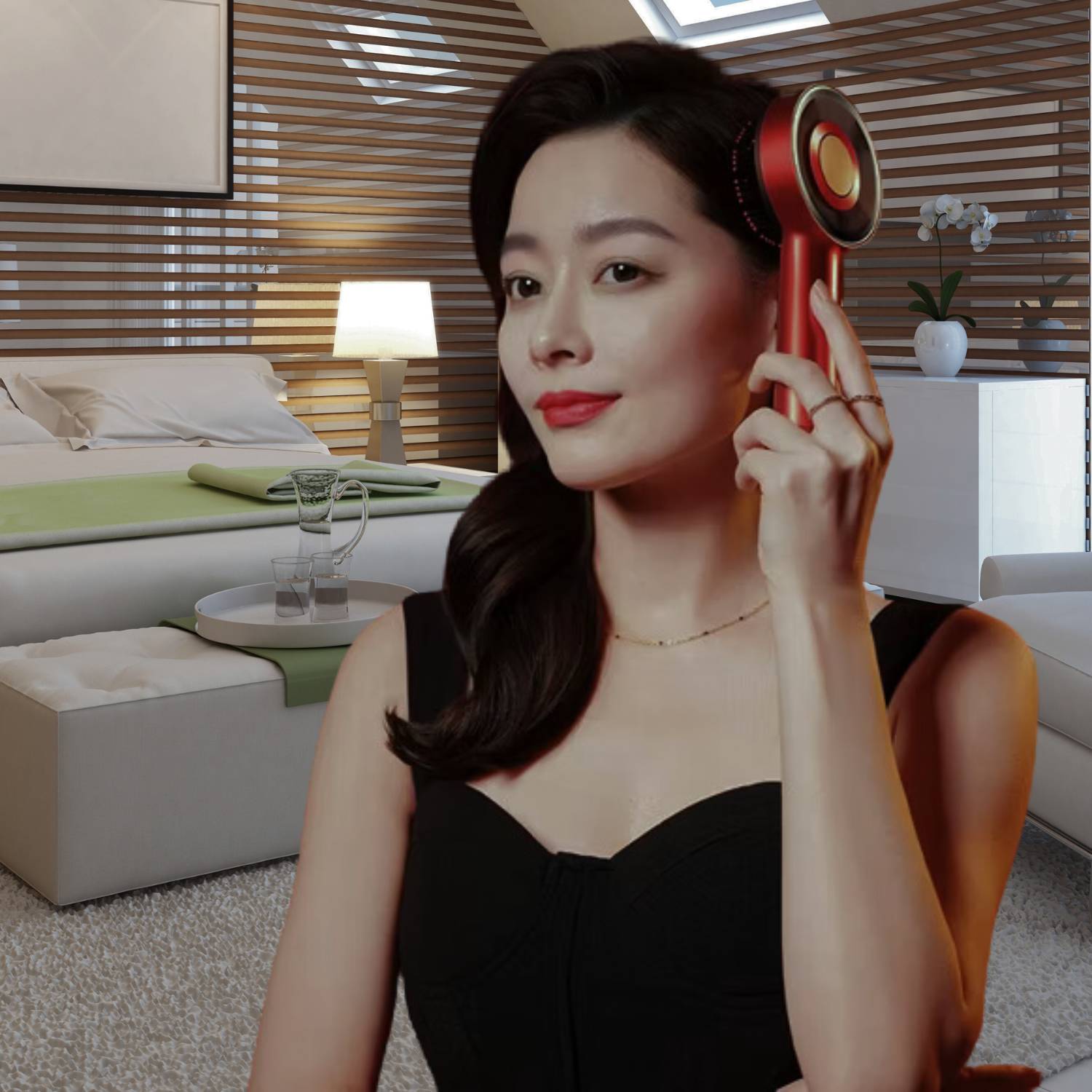 Massaggiatore Elettrico per Cuoio Capelluto con Terapia della Luce LED - GlowScalp