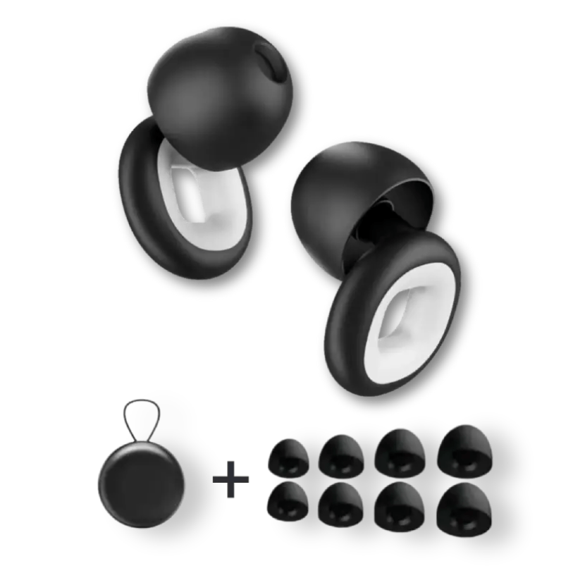 Orecchini Stoici - Silenziosi & Confortevoli | Ideali per Dormire