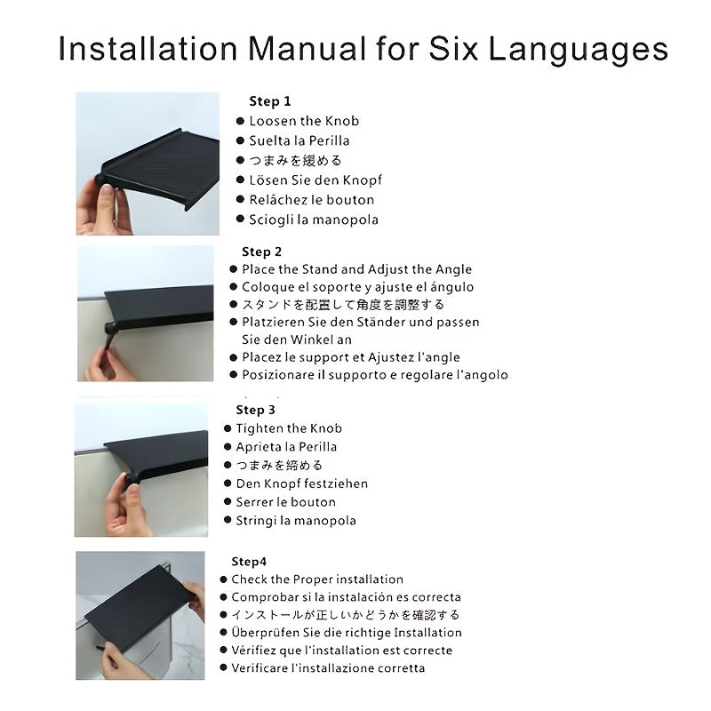 Mensola di Stoccaggio TV Regolabile e Pratica – Compatta e Funzionale per i Media
