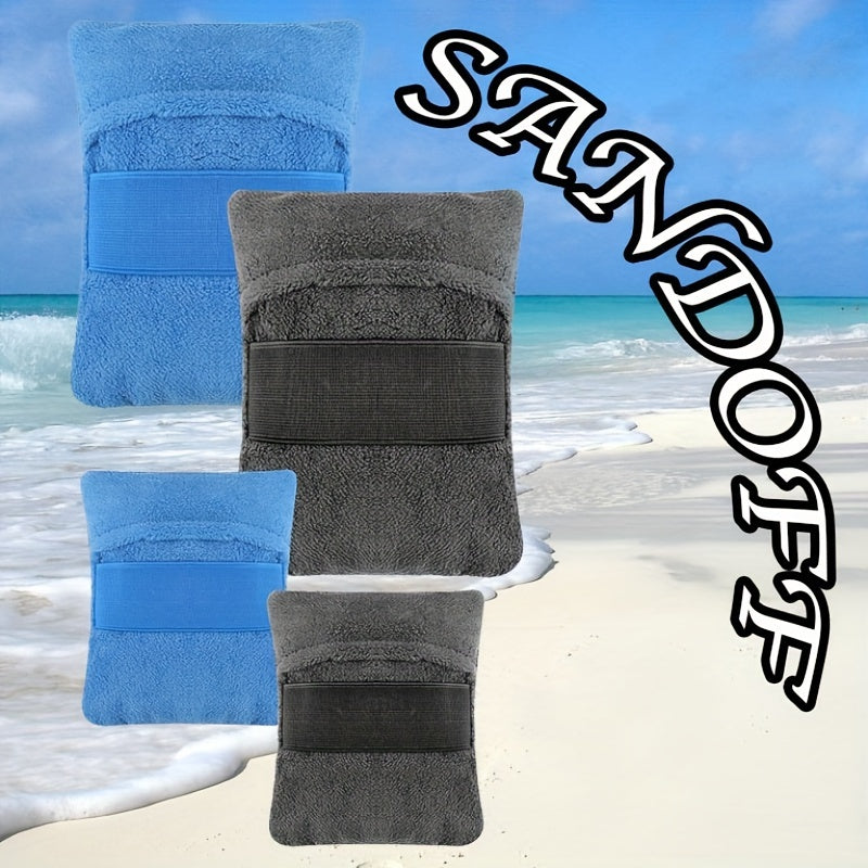 Borsa per Rimozione della Sabbia da Spiaggia – Rimozione Veloce della Sabbia con Fascia Elastica per Spiaggia e Vacanze