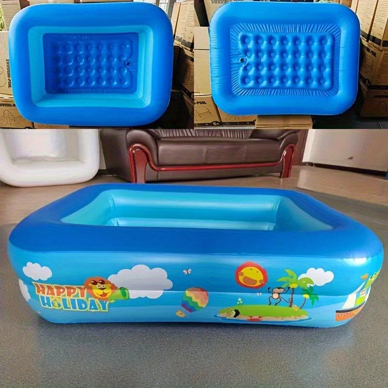 Piscina Gonfiabile per Bambini Ocean Splash – PVC Spesso per Divertimento in Giardino