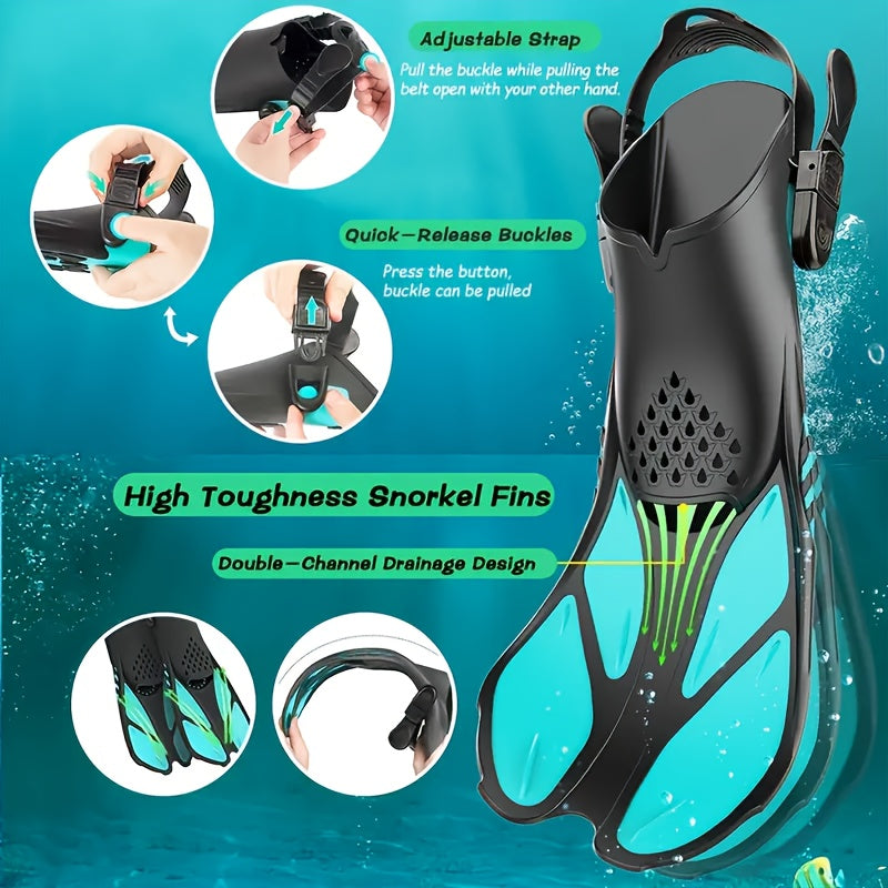Pinne da Snorkeling AquaFlex – Ideali per Nuotare e Snorkeling