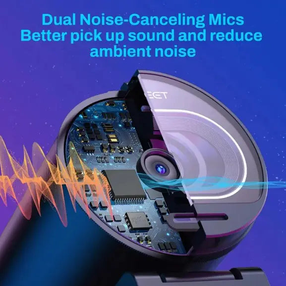 Webcam Crystal Clear 4K HD – Qualità di Streaming Professionale