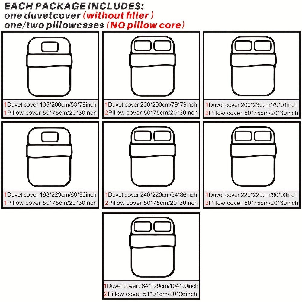 Set di Biancheria da Letto Trapuntato – Copriletto e Federe con Design di Grande Fiore