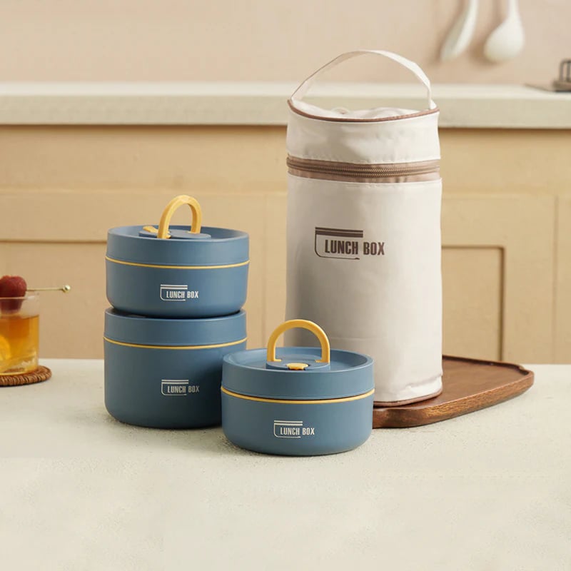 HeatKeeper Pro Lunch Box | Contenitore per alimenti in acciaio inossidabile a prova di perdite per pasti caldi e freddi