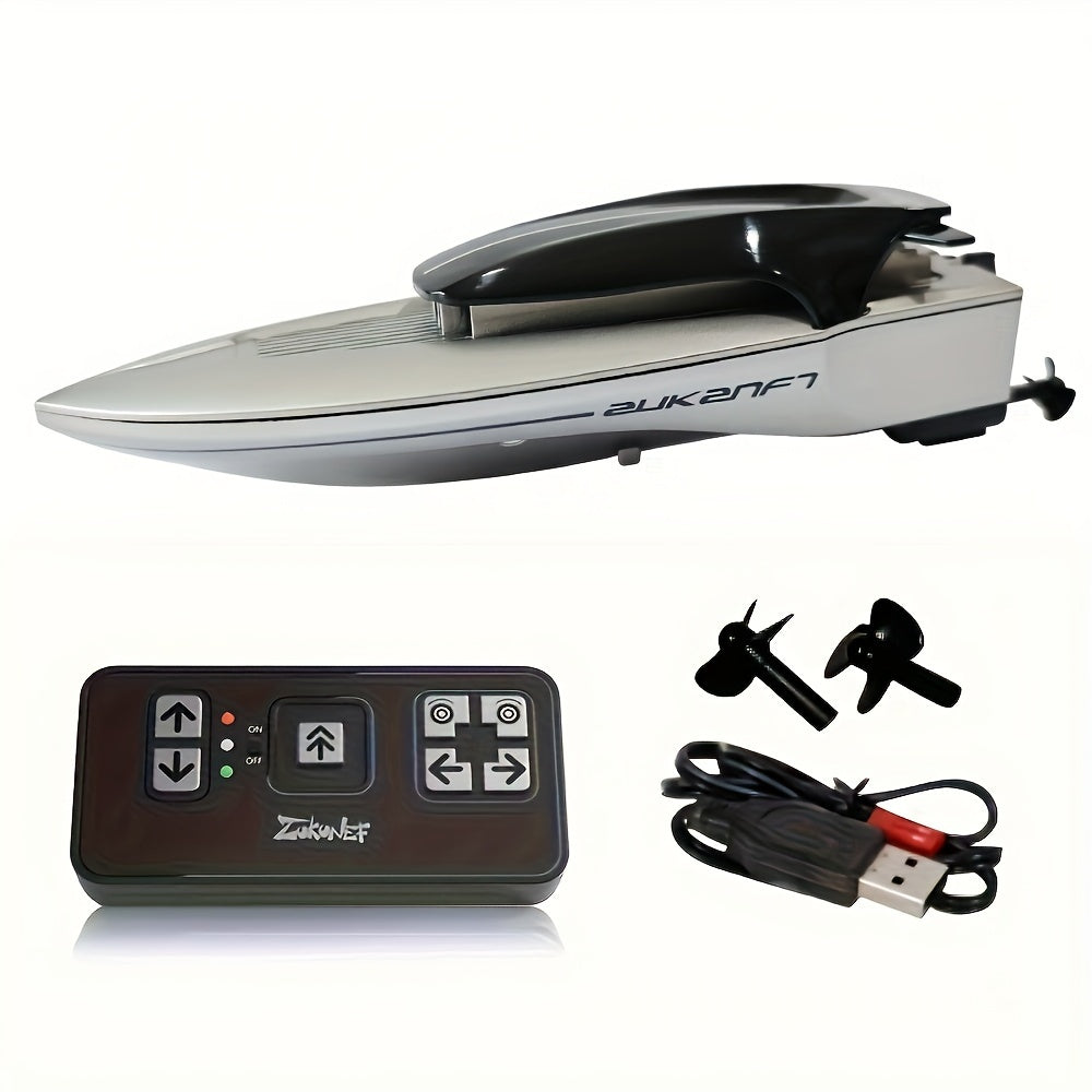 Barca Mini Giocattolo Acquatica – Radiocomandata con Illuminazione LED