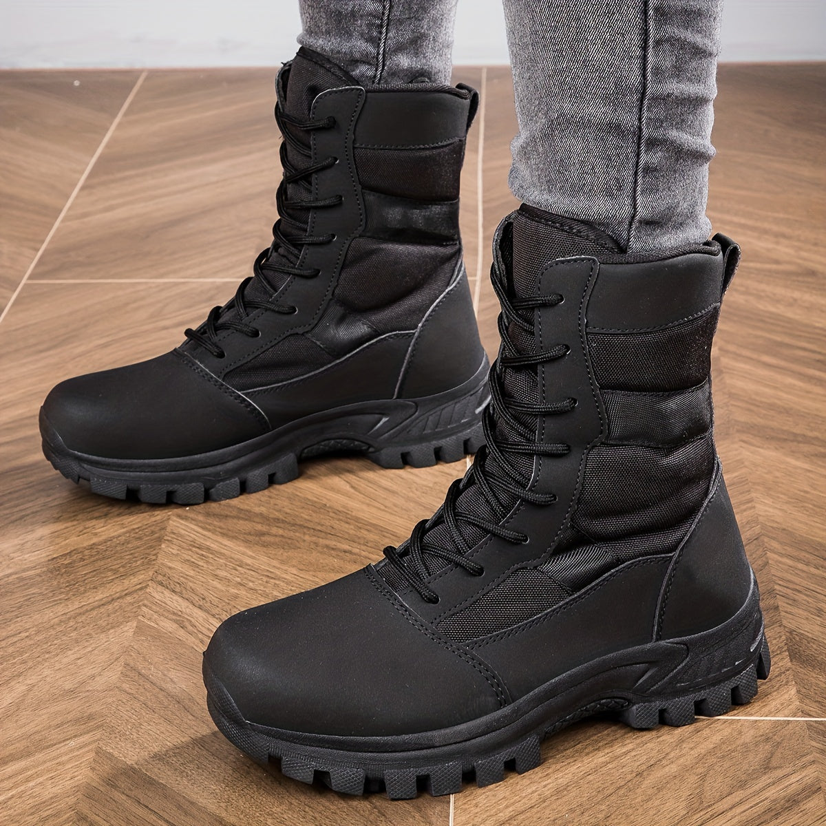 Stivali da Trekking da Donna a Mezza Polpaccio – Scarpe da Trekking Antiscivolo con Fodera Confortevole