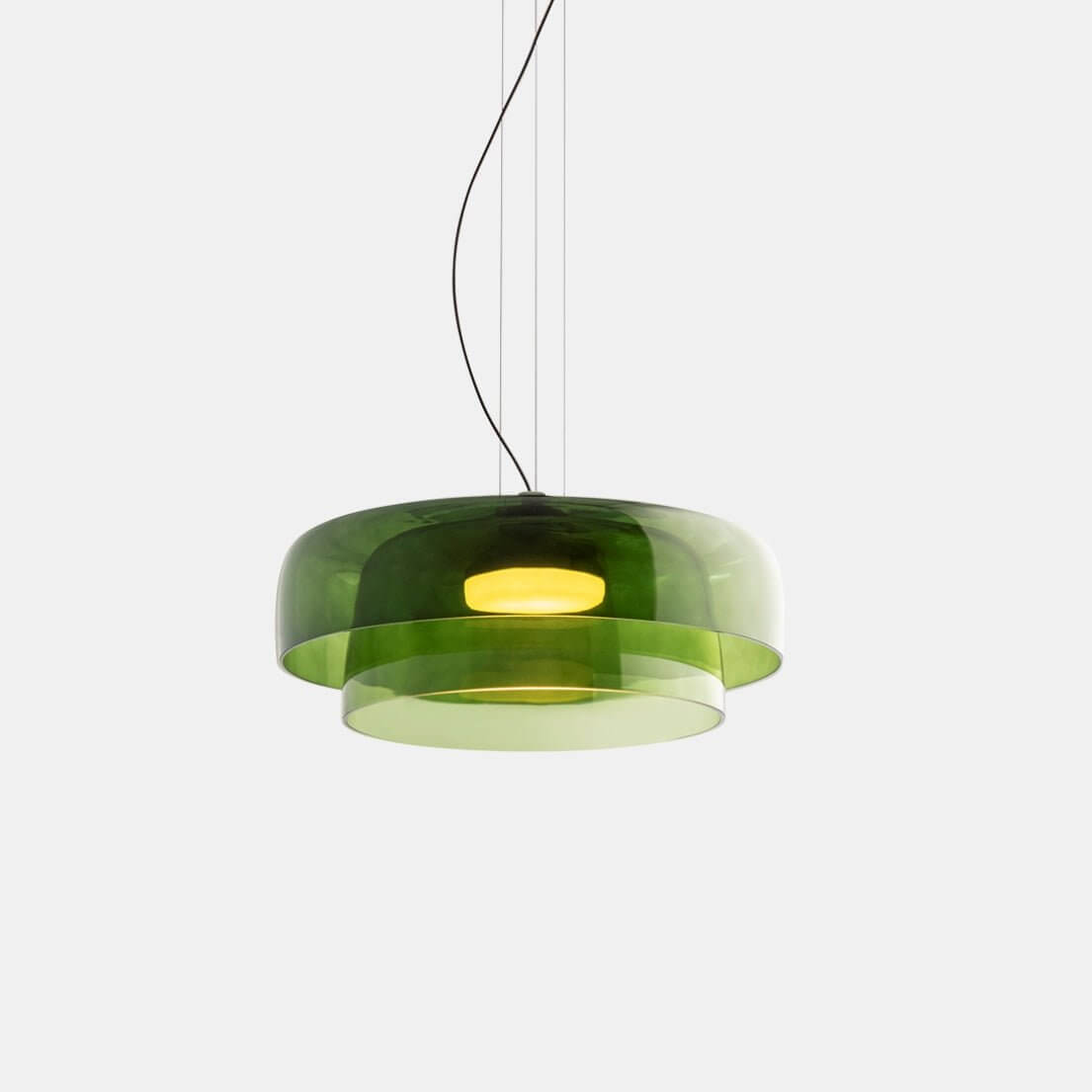 Lampada a sospensione in vetro norvegese - Design unico