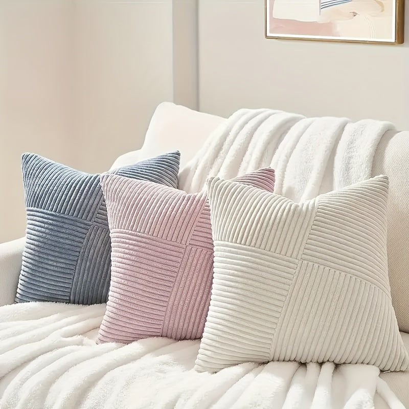 Copridivano in Velluto a Coste in Stile Bohemien – Morbidi e Eleganti per Sofa e Letto