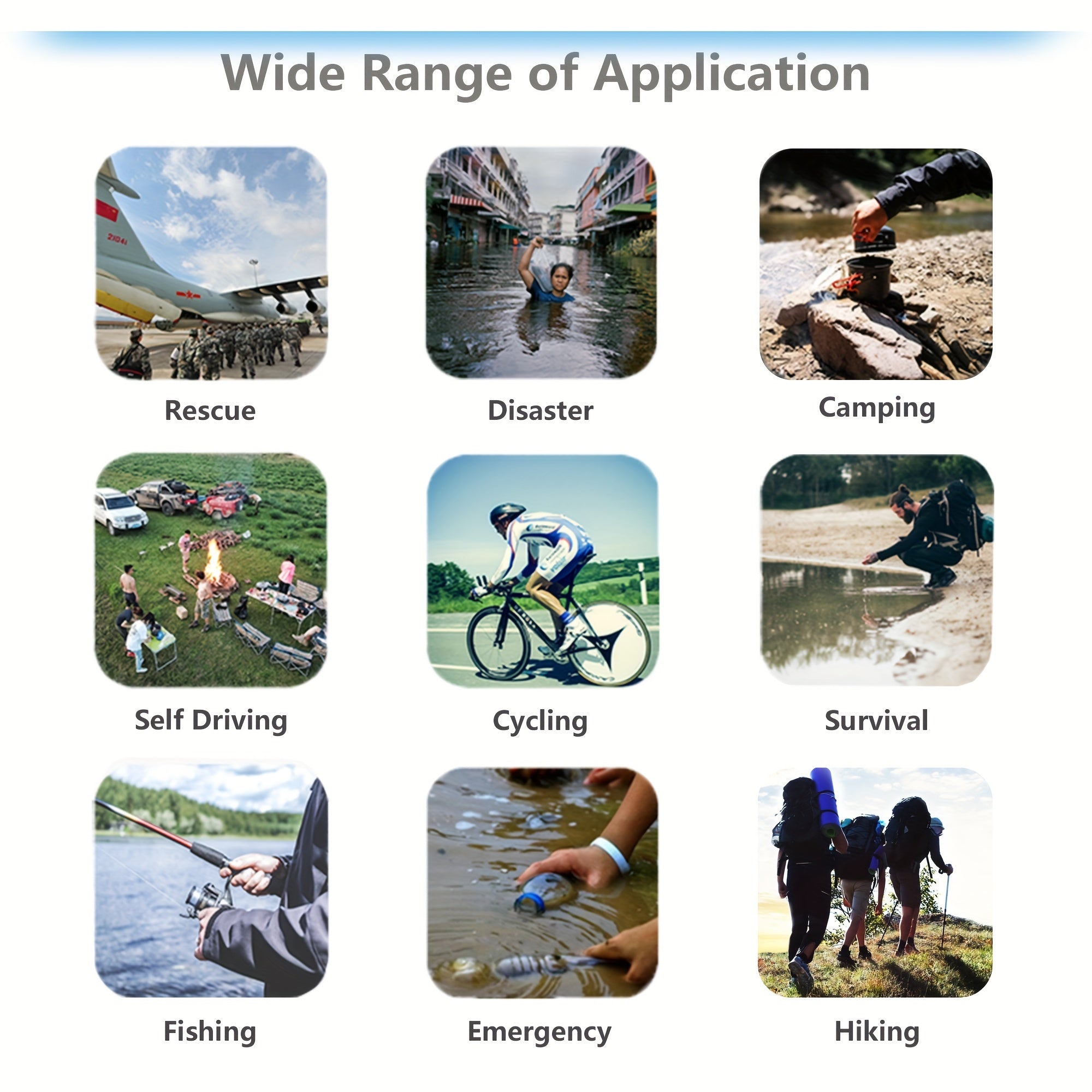 Filtro d'Acqua Portatile Pratico – Essenziale per Campeggio e Avventure