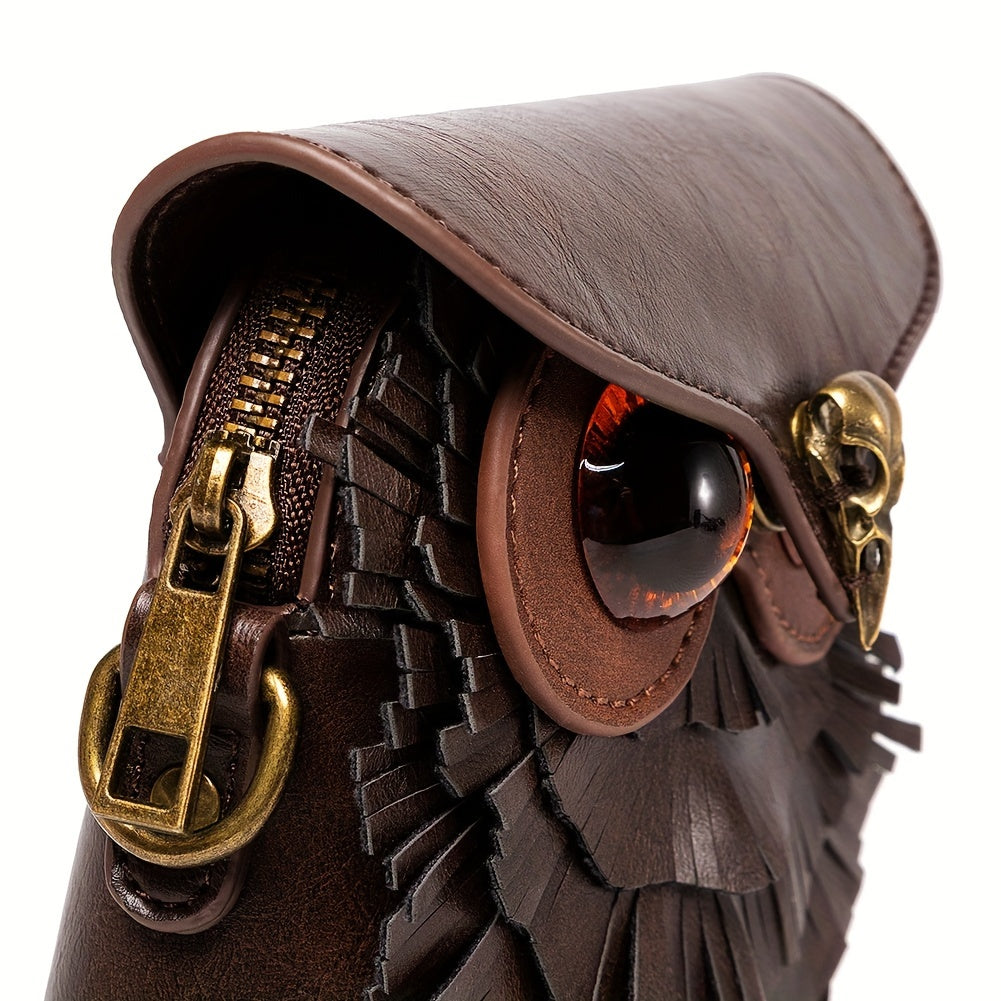 Borsa a Spalla Mini Steampunk Gufo – Elegante e Funzionale