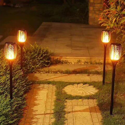 2x Lanterne da Giardino Solari - Illuminazione Esterna Atmosferica
