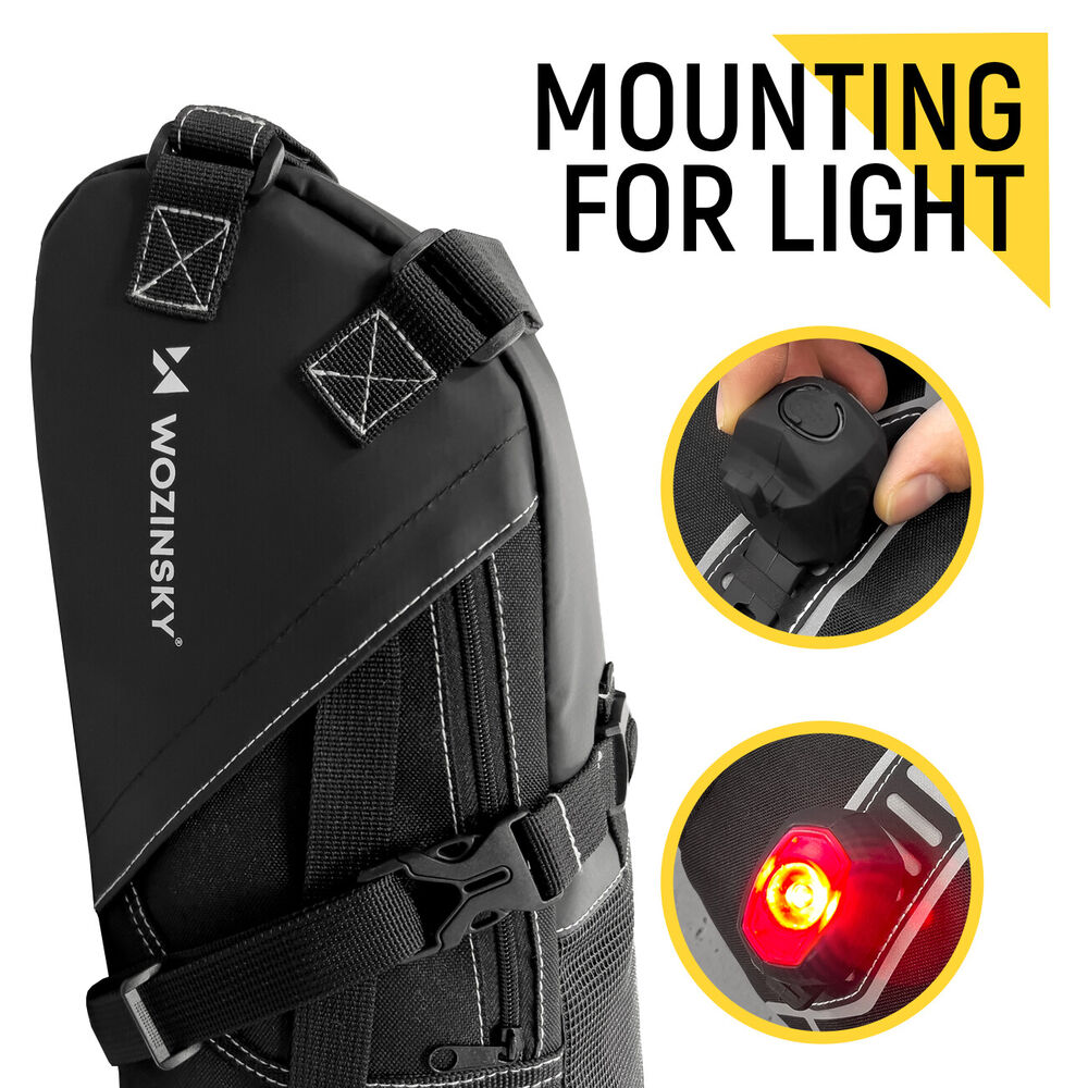 Borsa per Sella Bici Impermeabile con Grande Volume – AquaTrail