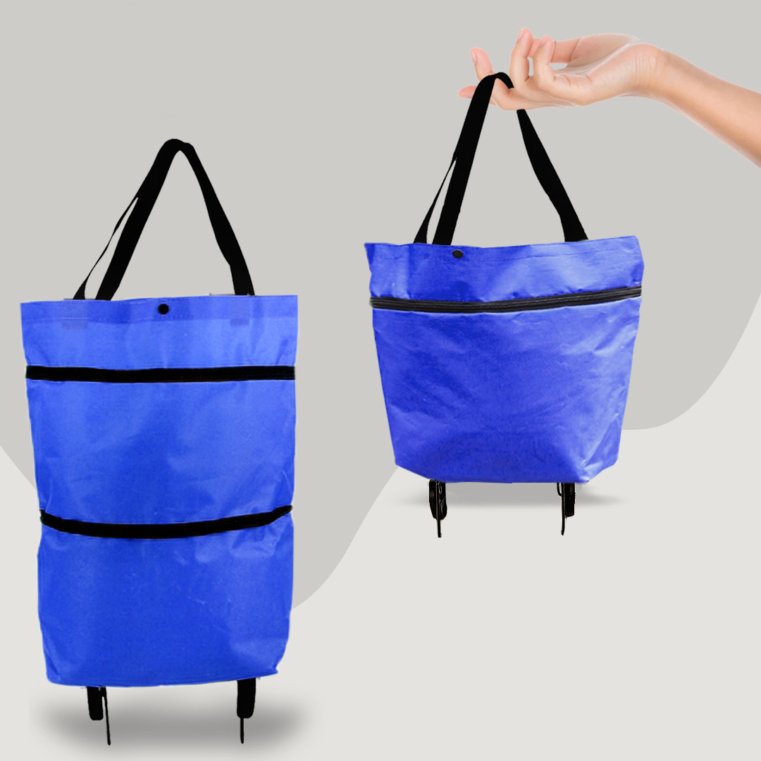 Borsa da shopping convertibile 2-in-1 con ruote – CarryFlex
