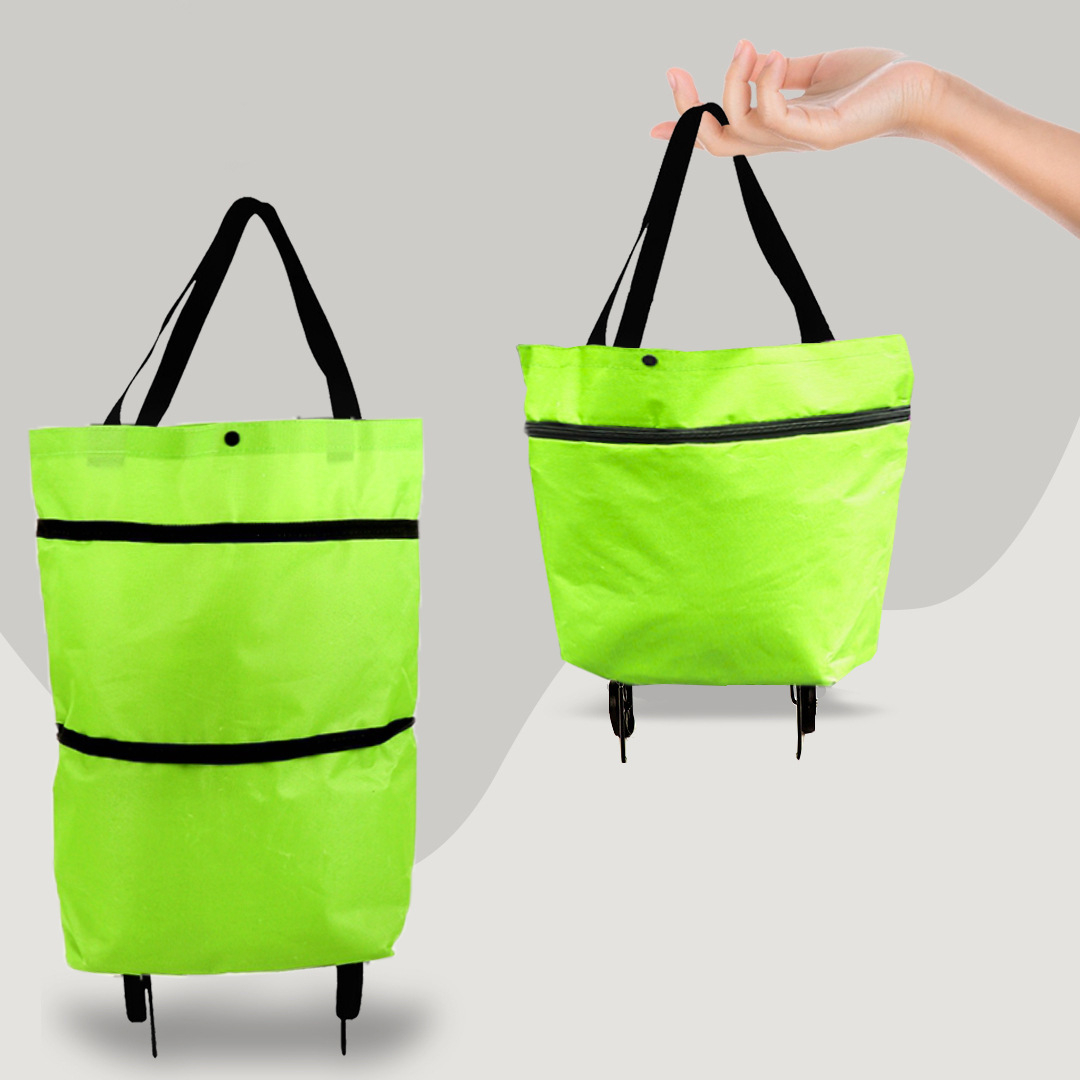 Borsa da shopping convertibile 2-in-1 con ruote – CarryFlex