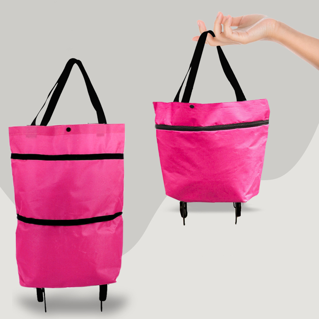 Borsa da shopping convertibile 2-in-1 con ruote – CarryFlex