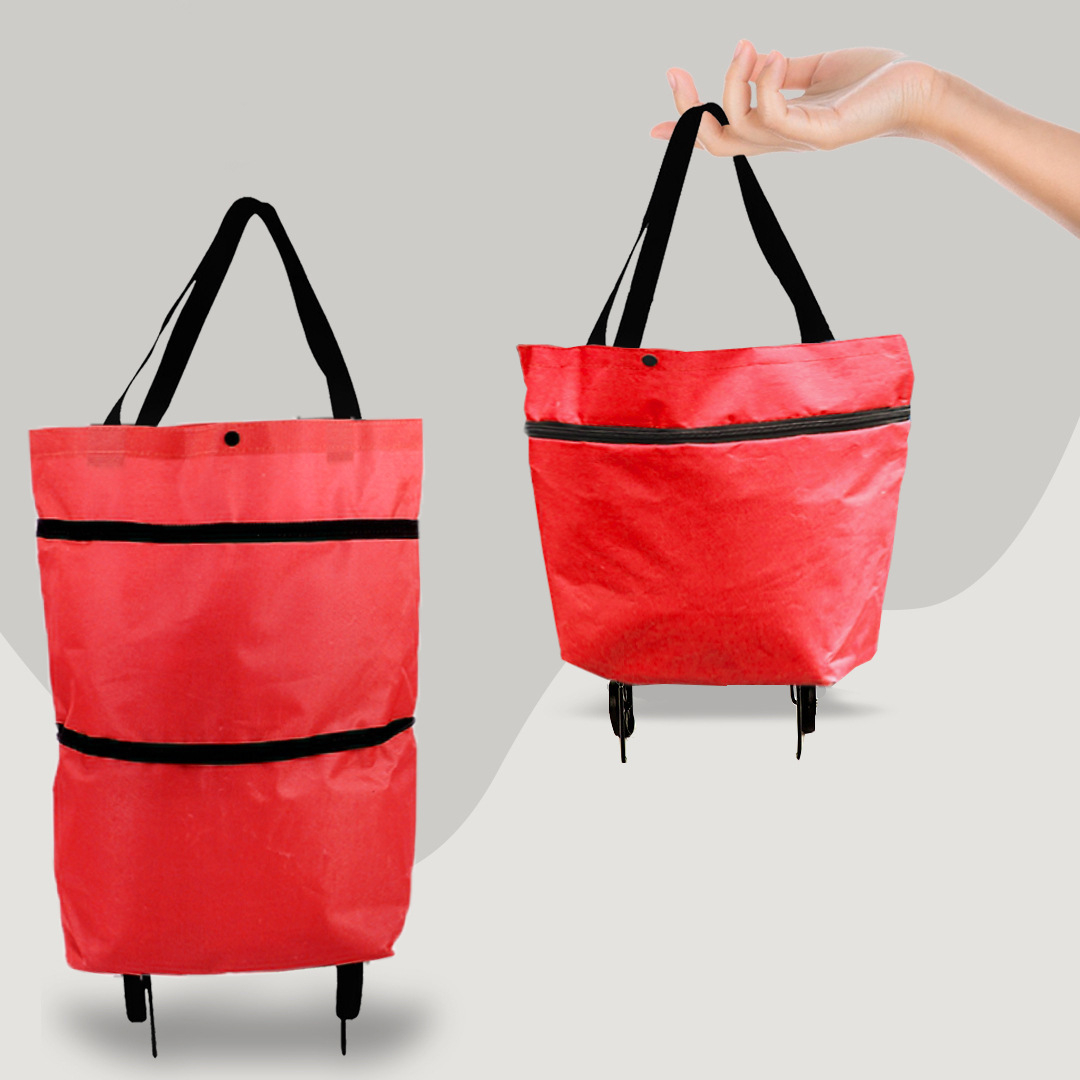Borsa da shopping convertibile 2-in-1 con ruote – CarryFlex