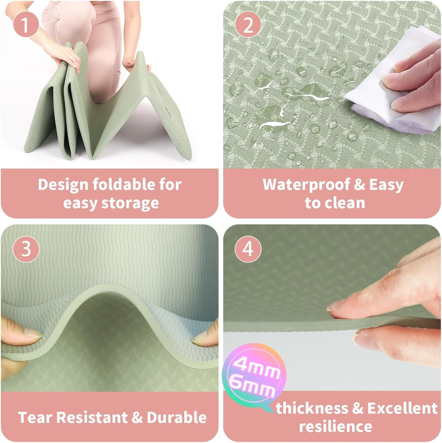 Tappetino Yoga Pieghevole Spesso - FlexiMat