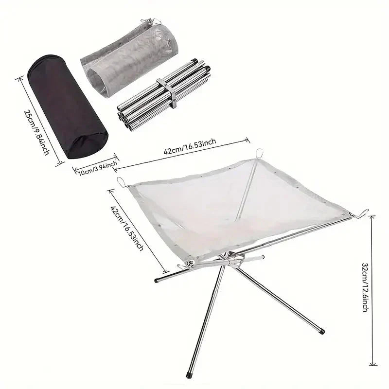 Supporto per Focolare Pieghevole - FireFlex